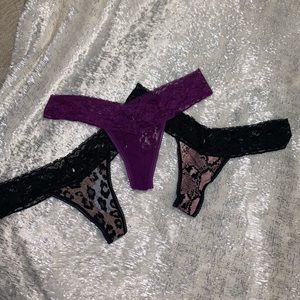 Three New Daisy Fuentes Thong Panty